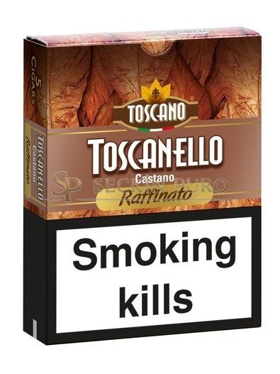 Toscanello Castano Raffinato 10 paket fındık aromalı İtalyan kısa puro