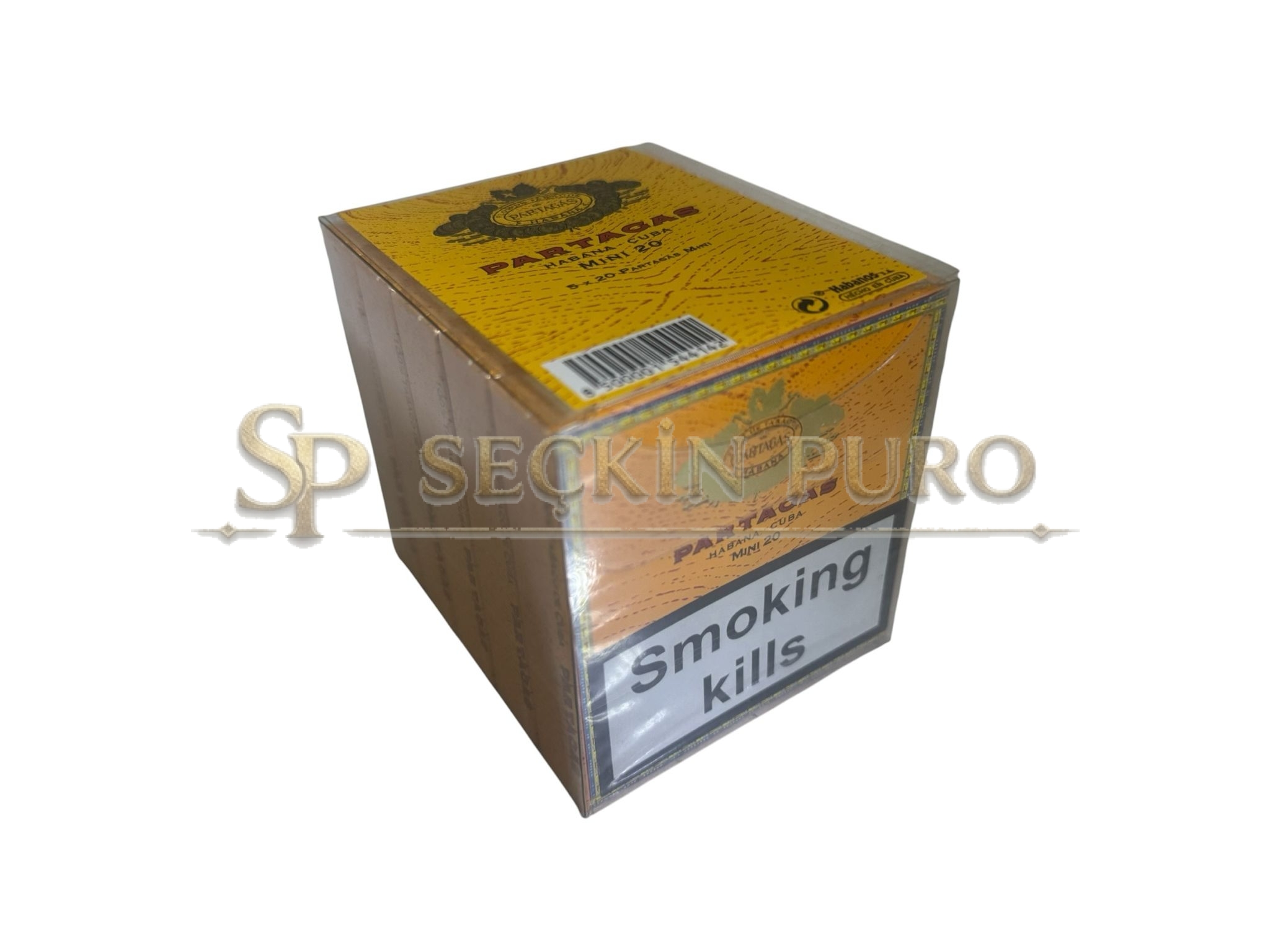62df124c-50a8-4c57-b195-803c501b2919 Partagas Mini 5 paket Küba sigarillo toplam 100 adet