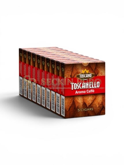 Toscanello Rosso Caffè 10 paket kahve aromalı İtalyan kısa puro