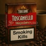 Toscanello Rosso Caffè 10 paket kahve aromalı İtalyan kısa puro