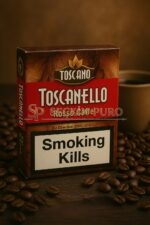 Toscanello Rosso Caffè 10 paket kahve aromalı İtalyan kısa puro