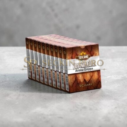 Toscanello Grappa 10 paket grappa aromalı İtalyan kısa puro