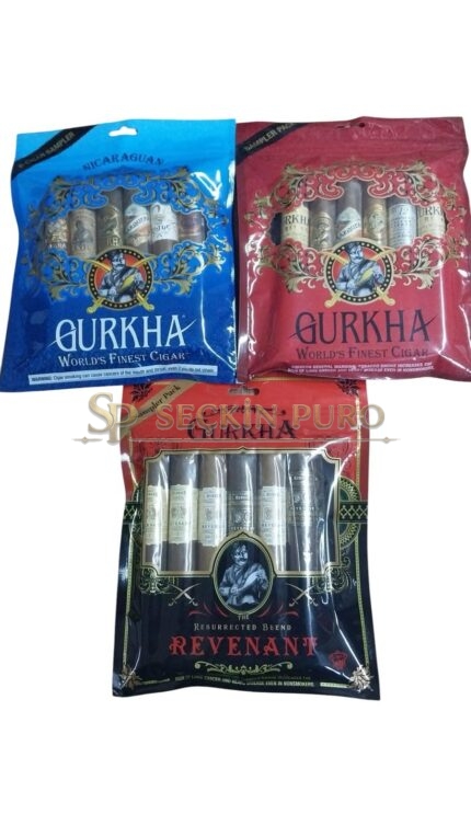 Gurkha karışık başlangıç seti 3 paket puro